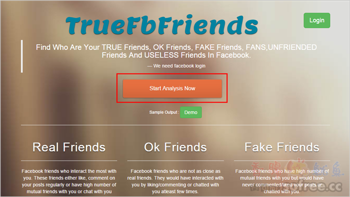 TrueFbFriends 分析Facebook臉書好友，揪出假朋友，留住好朋友！