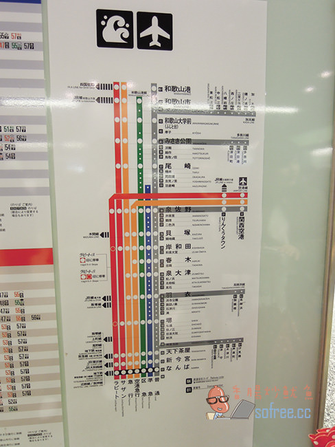 大阪交通 如何從大阪難波搭南海電鐵到關西機場第1 2航廈 香腸炒魷魚